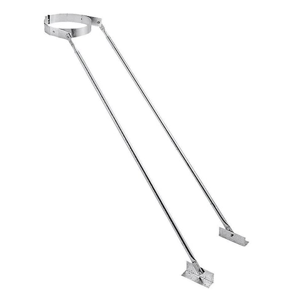 Simpson Duravent DuraVent DuraPlus 6 in. Galvanized Steel Extended Roof Bracket 6DP-XRB - main